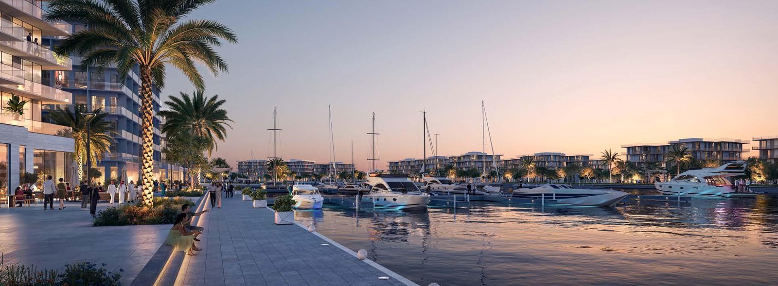 Ghantoot coastal lifestyle community featuring waterfront homes, resort-style amenities, green spaces, and premium residential living